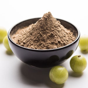 Amla Berry Powder 1lb | Amalaki | Indian Gooseberry | Hair Nourishment | Ayurveda Supplement | Tridoshic Tonic | Pure Amla Powder