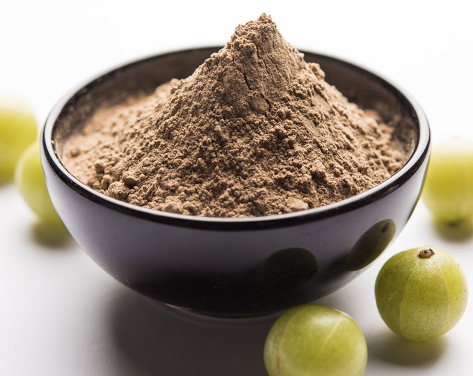 Amla Berry Powder, Organic 1lb | Amalaki | Indian Gooseberry | Hair Nourishment | Ayurveda Supplement | Tridoshic Tonic | Pure Amla Powder
