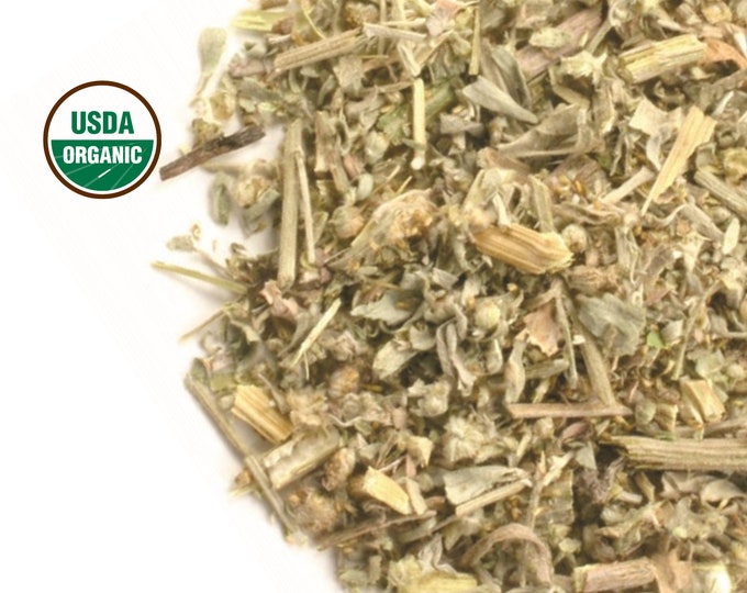 Wormwood Herb, Wilcrafted C/S | Artemisia Absinthium | Worm Wood Tea | Dry Loose Herb