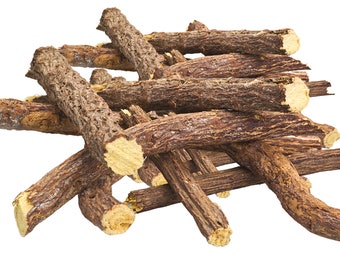 Licorice Root Sticks: Mulethi, Natural Chewing Herb | Glycyrrhiza Glabra