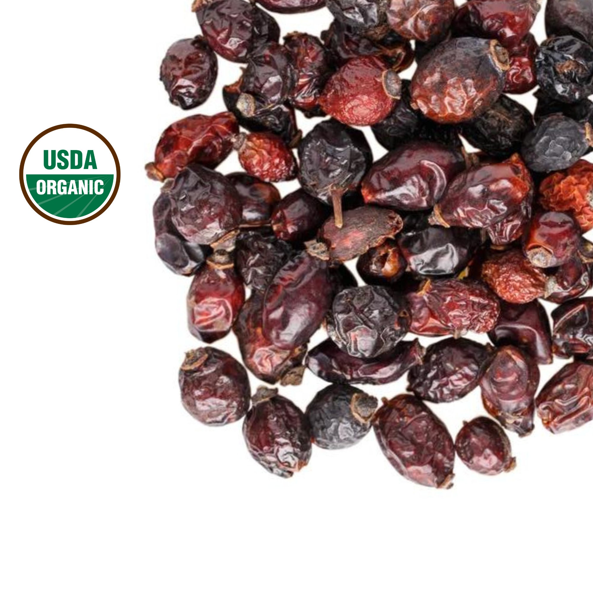 Rose Hips Tea - Dried Whole Rosehip Fruit Herb (Rosa
