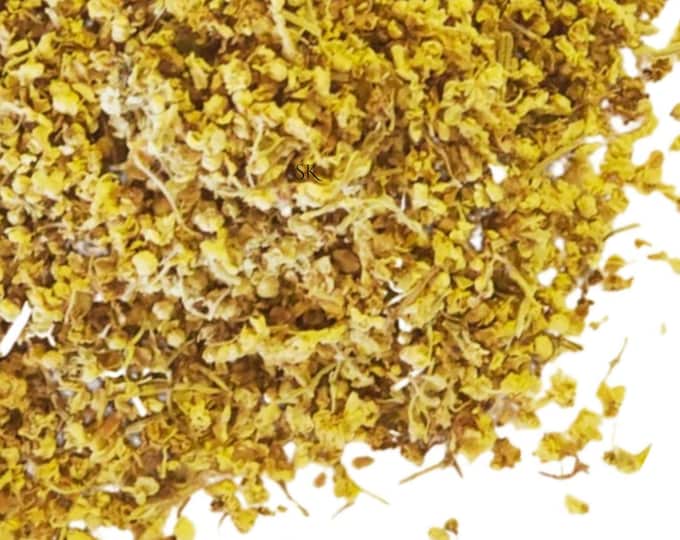 Yarrow Flowers ONLY, Organic -BULK | Dried Yarrow | Herbal Tea & Tinctures| Tea | Achillea Millefolium