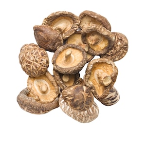 Champignons shiitake séchés, entiers biologiques, États-Unis | Lentinus edodus déshydraté | Superaliment riche en nutriments | Soutien immunitaire et intestinal