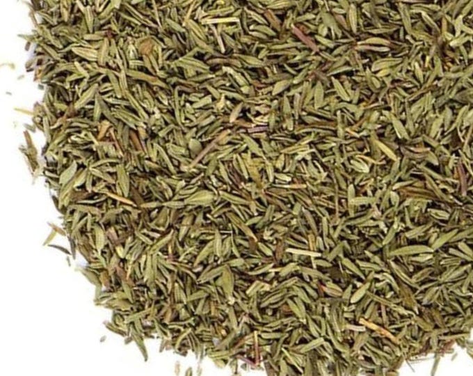 Thyme Leaf, Whole - 1lb - Moroccan | Spice | Dried Lose Herb | Thymus Vulgaris
