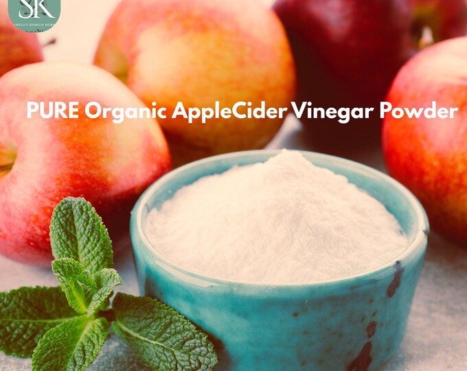 Apple Cider Vinegar Powder, Organic USA 1lb | Pure ACV for Cooking, Supplement Hair & Skincare | No Additives - Non-GMO | Gluten Free