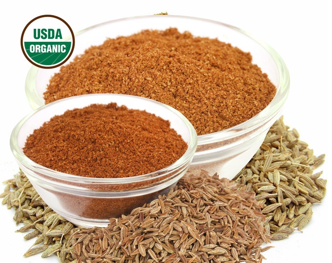 Cumin Seed Powder, Organic - 1 lb | Cuminum Cyminum Ground Herb