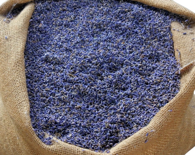 Lavender Buds, Organic French - 1lb BULK | Culinary Flower for Sachets, Wedding, Confetti, Syrup, Tea | Lavandula angustifolia of Provence