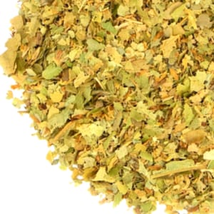 Linden Flower & Leaf, 1lb BULK | Tilia Argentum | Dried Loose Linden Herb, Cut for Tea and Tincture and Herbal Remedies