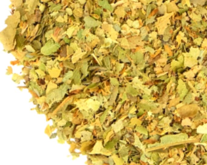 Linden Flower & Leaf, 1lb BULK | Tilia Argentum | Dried Loose Linden Herb, Cut for Tea and Tincture and Herbal Remedies
