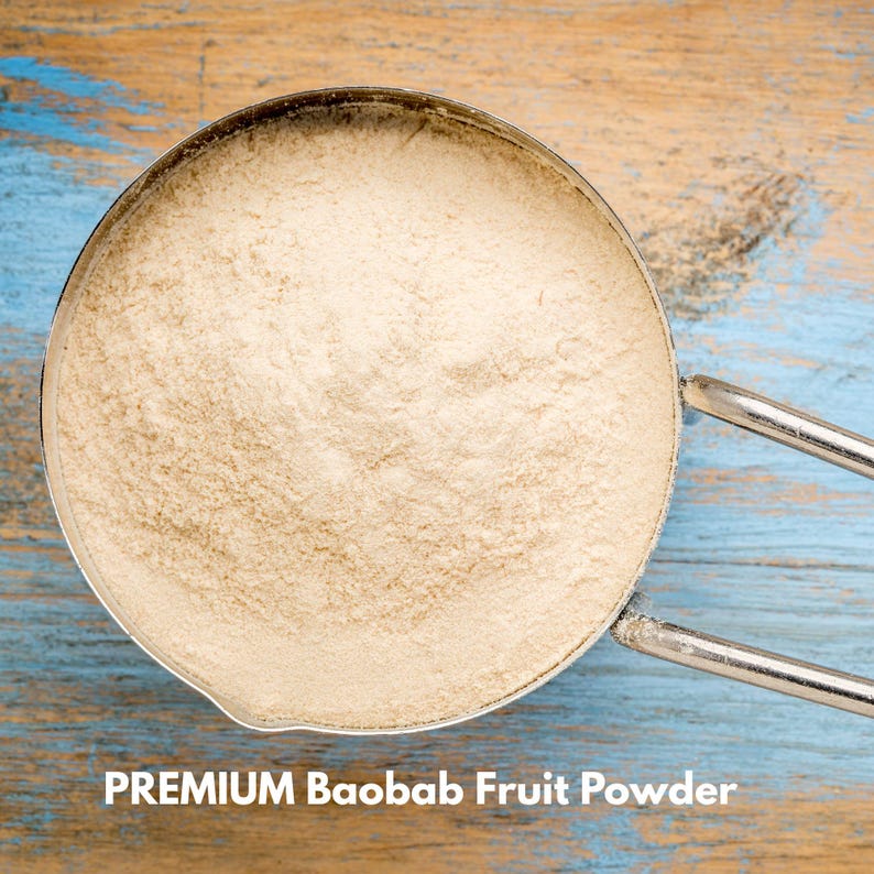 African Baobab Fruit Powder, RAW 1lb: Natural Vitamin C | No Additives ...