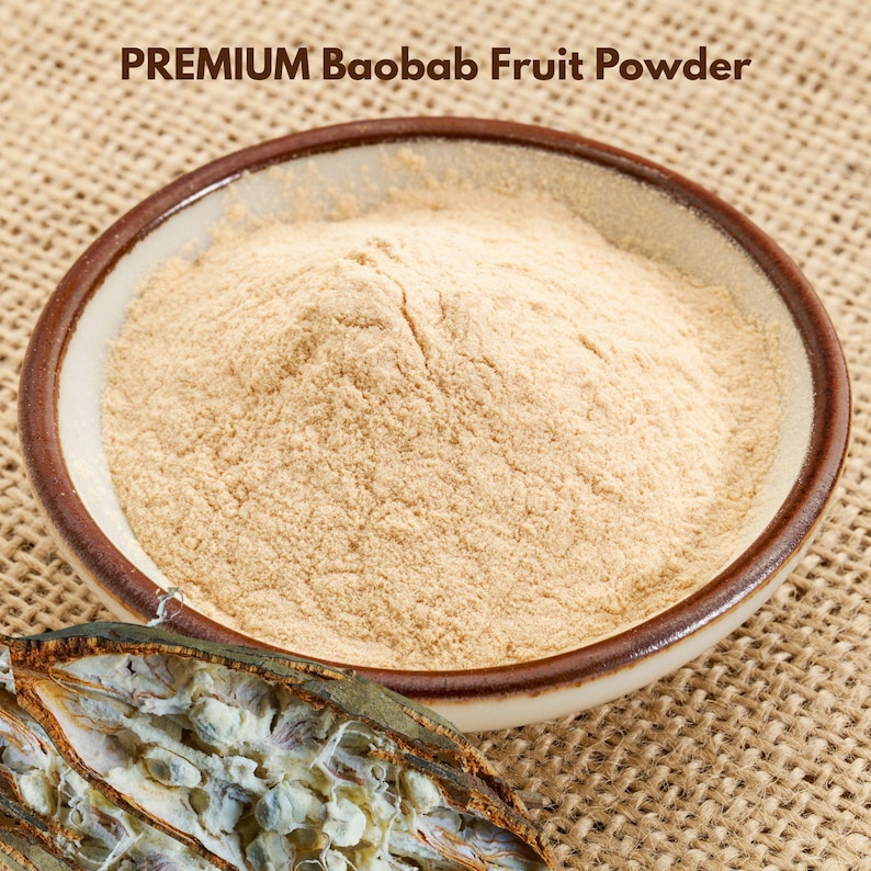 African Baobab Fruit Powder, RAW 1lb: Natural Vitamin C | No Additives ...