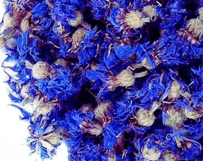 Blue Cornflower, Whole 1lb | Edible Corn Flower Bud & Petal | Centaurea Cyanus Tea