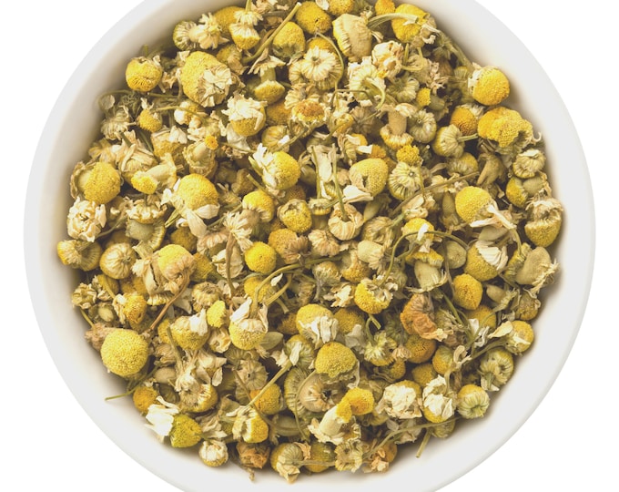 Organic Chamomile Flower, BULK Tea  | USA or German Camomile | Matricaria Camomilla