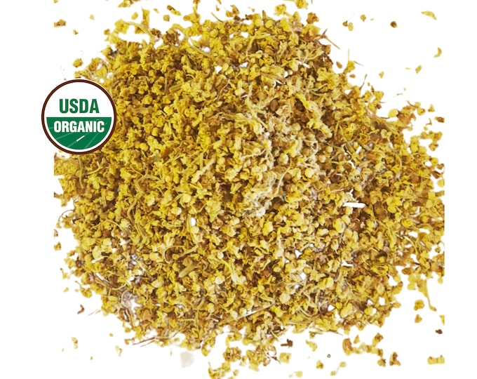 Yarrow Dried Flower ONLY, Organic 1lb BULK -  C/S | Tea | Achillea Millefolium