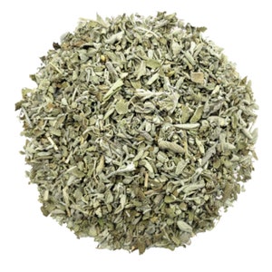 Salvia (Sage) Leaf, Organic | Cut or Rubbed | Salvia Officinalis |  Culinary Tea | Dry Loose Herb