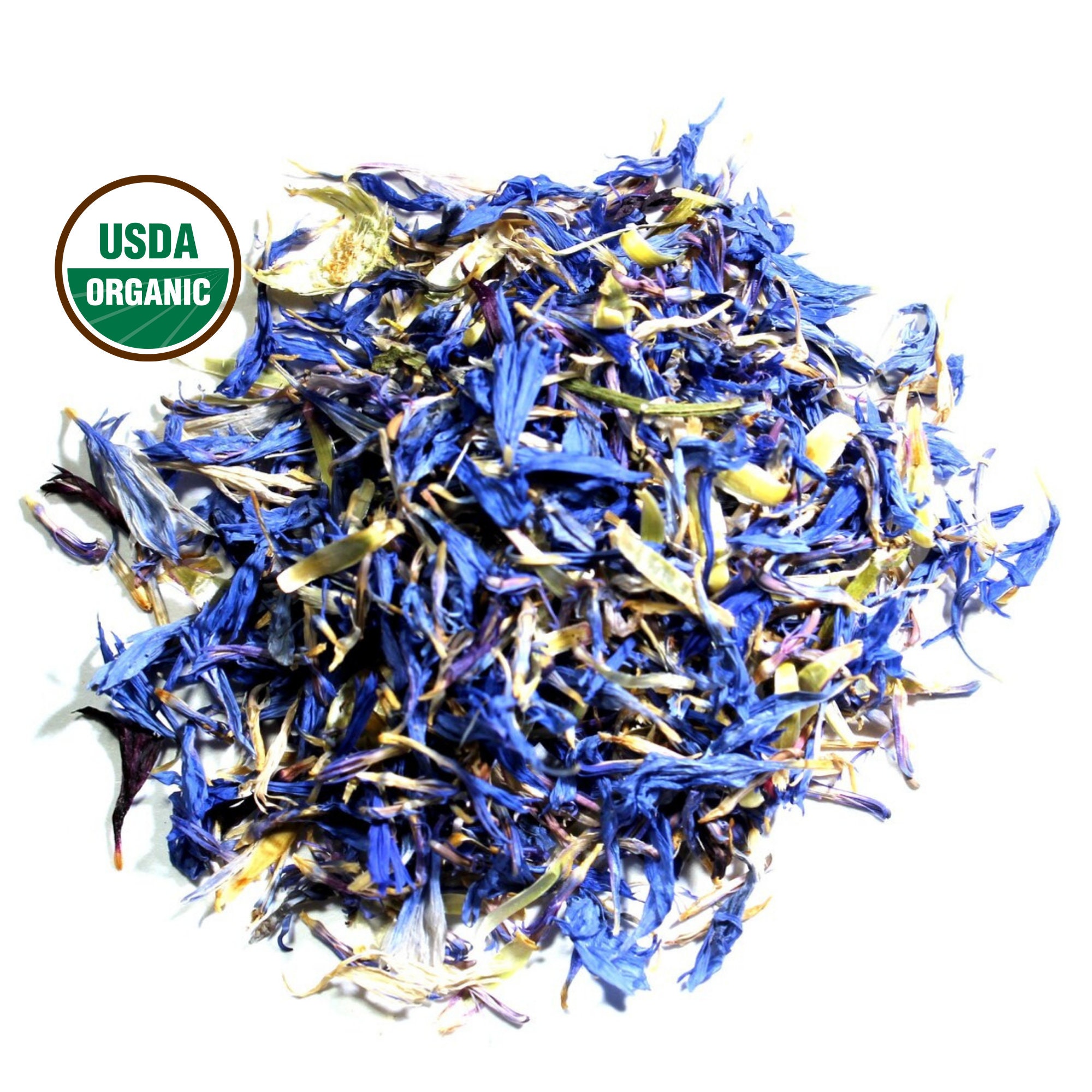 1 oz EDIBLE BLUE CORNFLOWER PETALS Dried Flowers Herbs 100