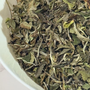White Tea Leaf, 1lb | Bai Mu Dan | Camellia Sinensi | Dried Loose Leaf Tea - Naturally Low in Caffeine