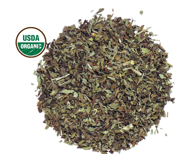 Lemon Balm Leaf, Organic, 1lb C/S | Melissa Officinalis Tea | Dry Loose Mint Herb