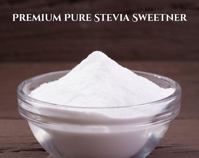 Stevia Powder Sweetener, Organic 1lb | Zero-Calorie White Sugar Substitute