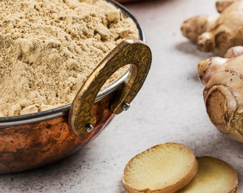 Ginger Root Powder, RAW 1lb | Dried Ground Ginger| Pure, No Additives | Zingiber Officinale