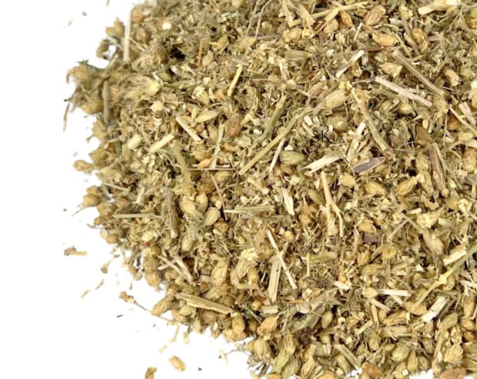 Yarrow FULL Herb, Organic - BULK  | Dried Yarrow Leaf, Flower and Stem | Achillea Millefolium Herbal Tea & Tinctures