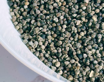 Chaste Berry, Whole - Wildcrafted, 1lb  BULK | Dried Monk’s Pepper |Vitex Agnus-Castus | Loose Herb for Tea, Tinctures & Infusions