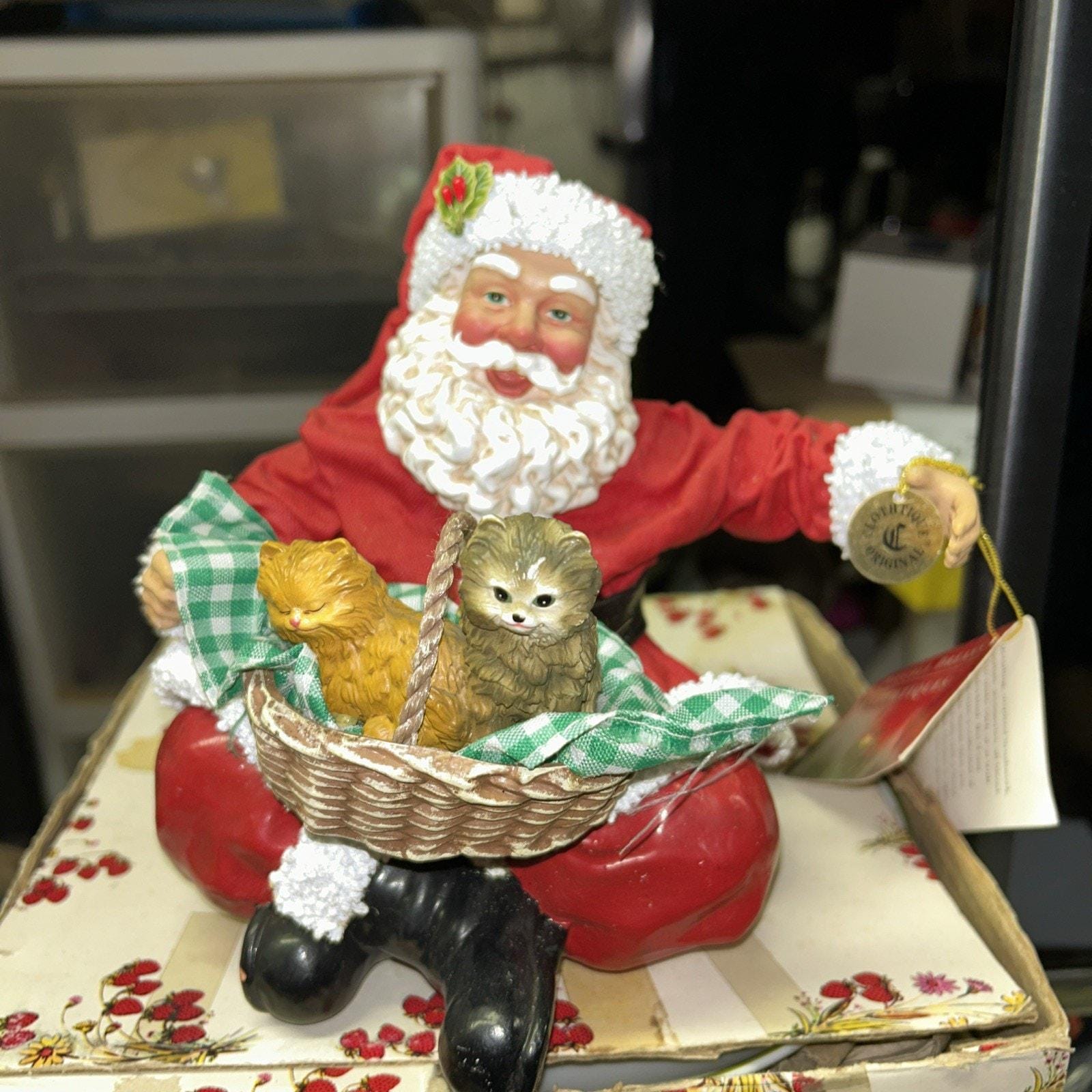 Possible Dreams Santa With Basket - Etsy