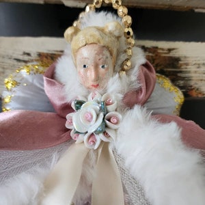 Guardian Angel Doll - Angel wings - Victorian Angel - Keepsake Angel - Prayer Angell wings - Victorian Angel