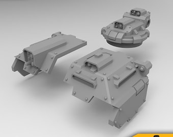 Tempest Speeder Covers and Weapon Mount / Tight Bore Designs / Conversion Bits