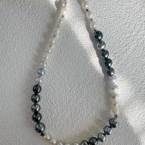 Ombre Color Full Strand Tahitiangolden South Sea Pearl ...