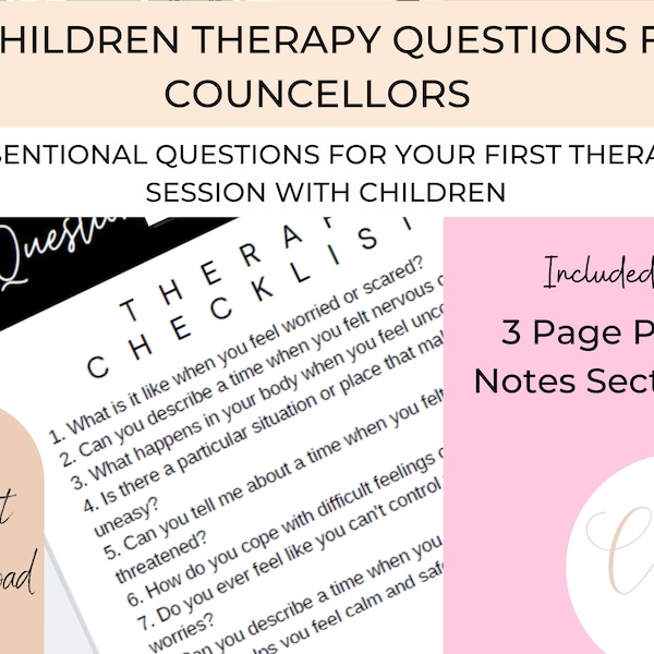Therapy questions cards for children, conversation starters for children, mental health for children, Social psychology