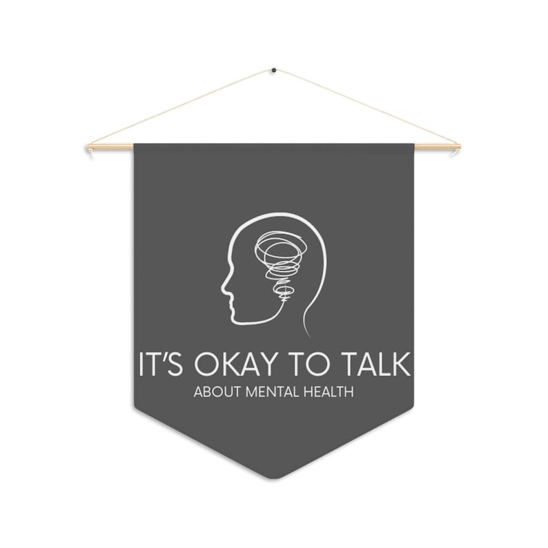 Its Okay to Talk About Mental Health Tapestry Mental Health Tapestries Feelings Chart Therapy