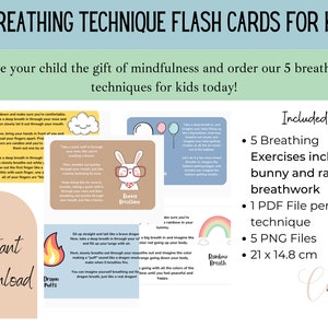 Ejercicios de respiración de atención plena Actividades para niños, Tarjetas de respiración, Rincón calmante, Estrategias calmantes, Herramientas de psicología, Alivio de la ansiedad