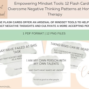 Schede flash di accettazione rivoluzionarie, mentalità di crescita, mentalità di accettazione, DBT, strumenti per l'ufficio terapeutico, lista di controllo per l'ufficio terapeutico, competenze dbt,