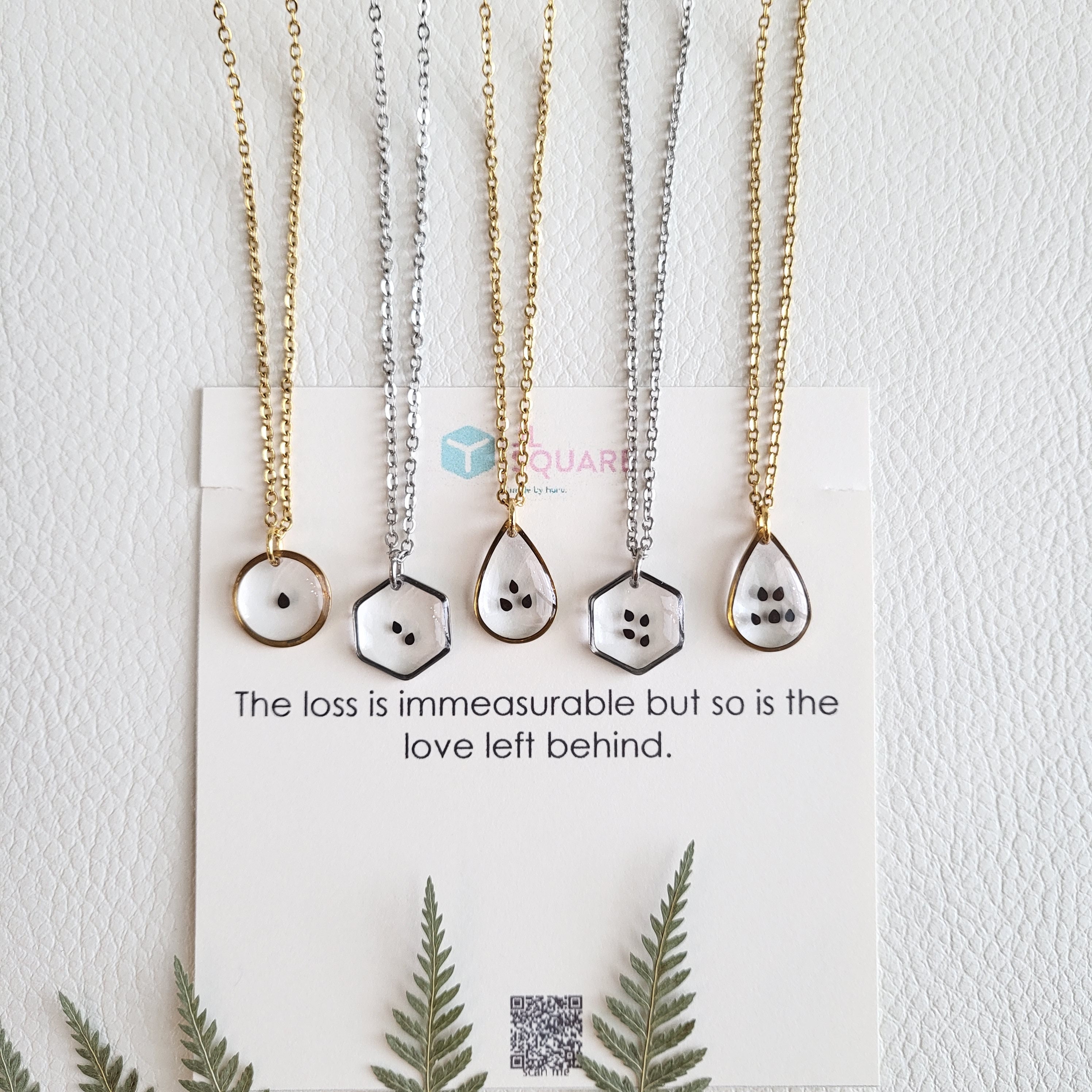 Forget Me Not Seed Necklace, Two Seeds Loss, Three Seeds Pregnancy Loss, Miscarriage Keepsake, Baby Loss Gift, Gift for Grief, Seed of loss