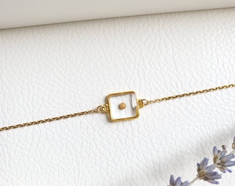 Pulsera de semillas de mostaza, joyería de semillas de mostaza, joyería religiosa, regalos cristianos, regalo de bautismo para ella, regalo del Día de la Madre para mamá.