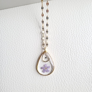 Forget me Not Seed Necklace | Miscarriage Gift | Miscarriage Necklace Gift for Grief | Pregnancy Loss Gift for Loss | Miscarriage Keepsake