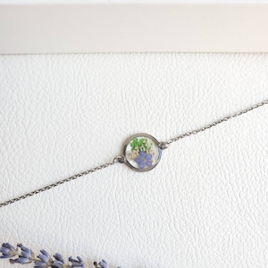 Unique Jewelry, Pressed Flower Bracelet, Pressed Flower Jewelry Gift for Her