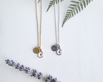 Vergeet me niet zaad ketting, miskraam geschenken, gepersonaliseerde geschenken, miskraam ketting, herdenkingsketting, handgemaakt cadeau voor verlies/rouw