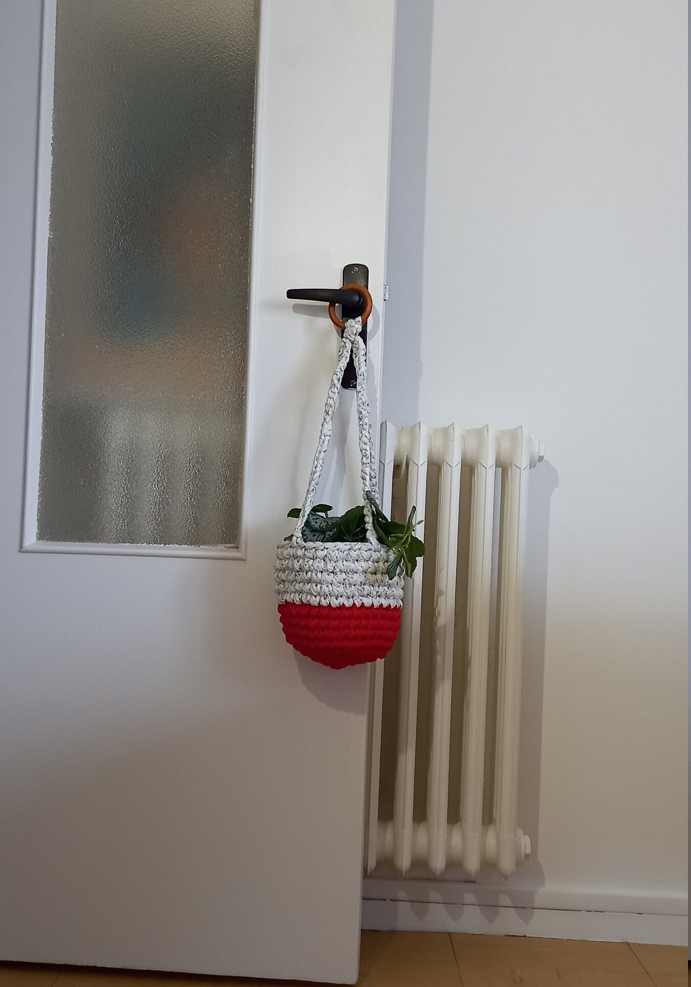 Cache-Pots Suspendus - Crochet Fait Main Trapilho Suspension Déco