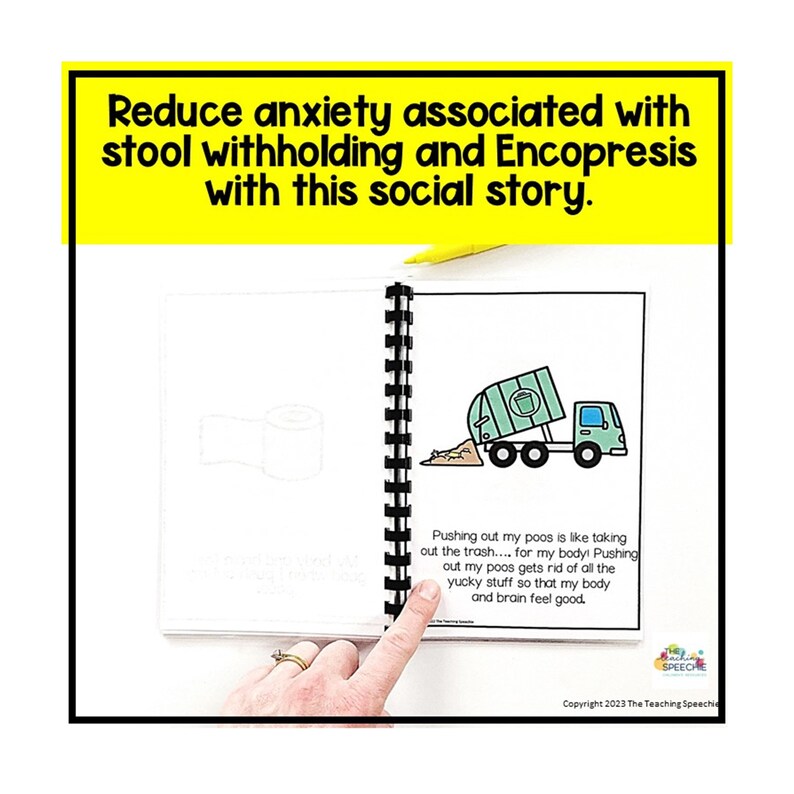 Stool Withholding and Encopresis Social Story, Childhood Constipation