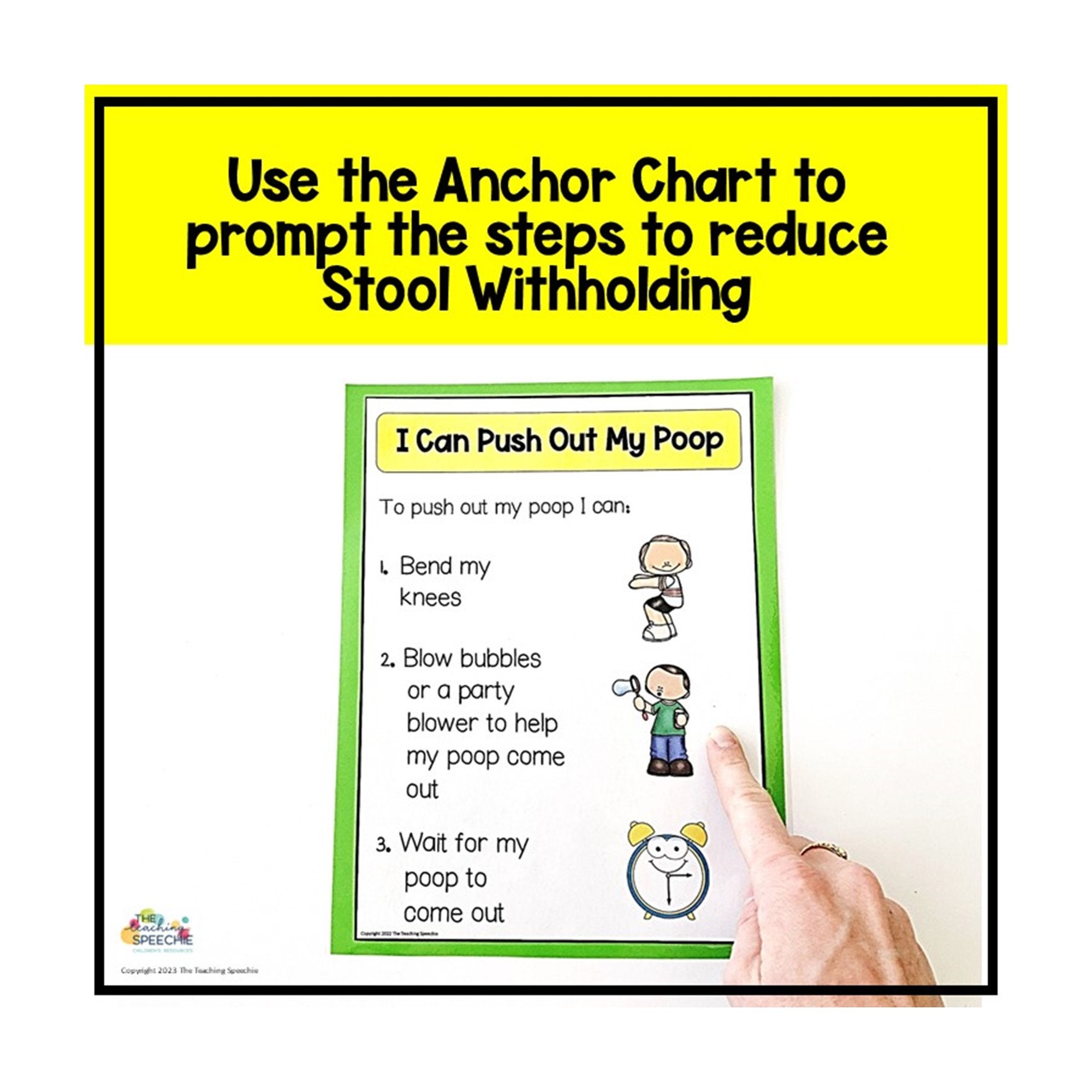 Stool Withholding and Encopresis Social Story, Childhood Constipation