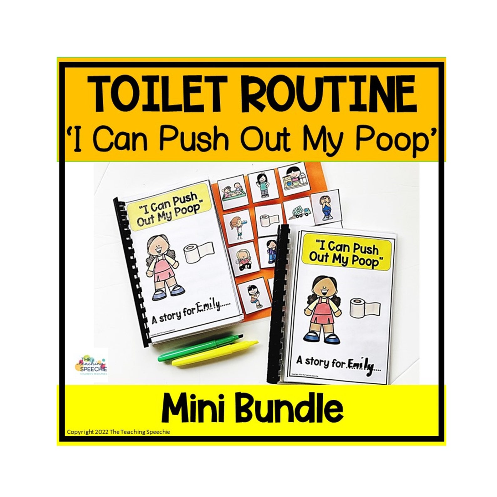 Stool Withholding and Encopresis Social Story Bundle, Adapted Book ...