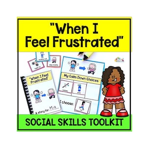 Social Story Feeling Frustrated, When I Feel Frustrated Social Story, Printable Story, Managing Emotions, Autism, Behaviour Management