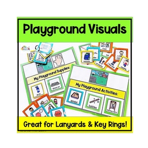 PLAYGROUND VISUAL SCHEDULES for Home and School Autism & Special Ed