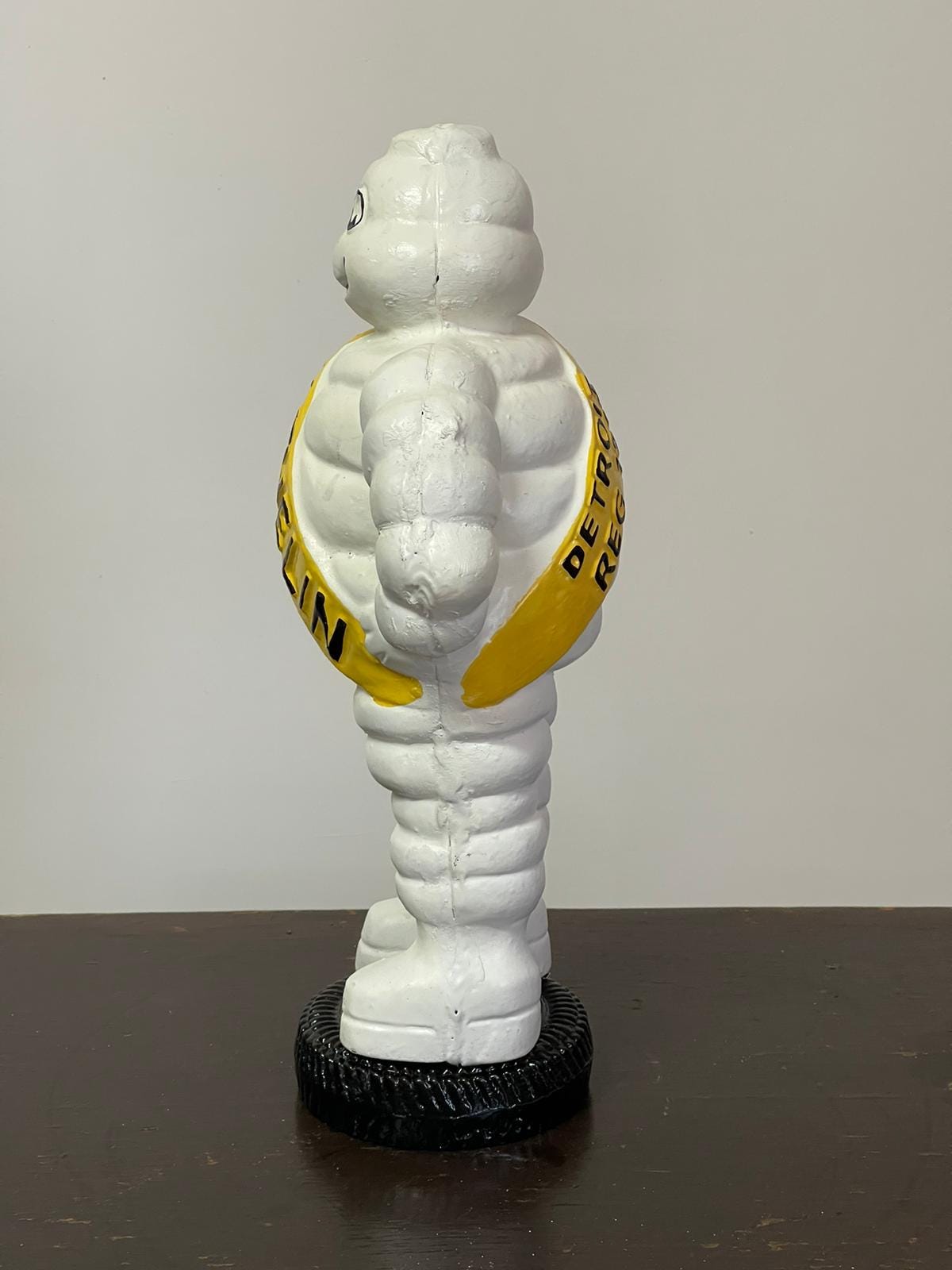 Vintage Michelin Man Advertising Cast Iron Statue Heavy Bibendum 