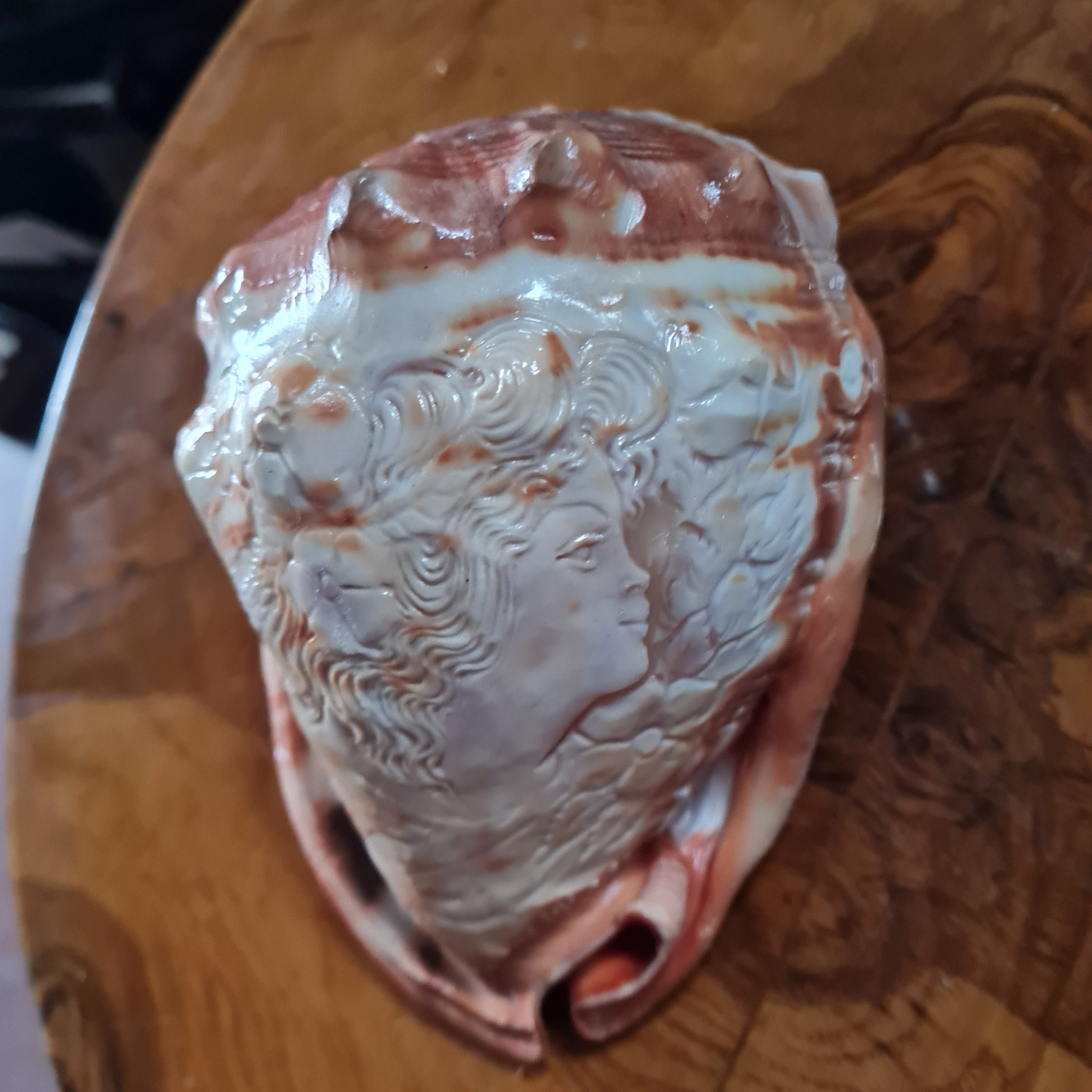Vintage Italian Cameo carved on shell