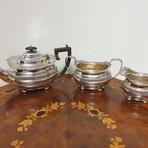 3 Piece Silver Tea Set