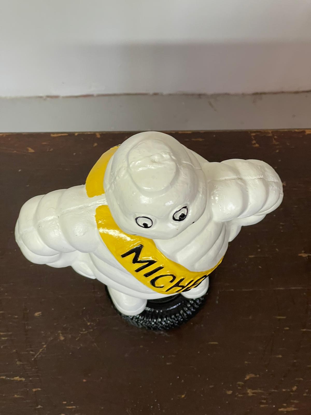Vintage Michelin Man Advertising Cast Iron Statue Heavy Bibendum 