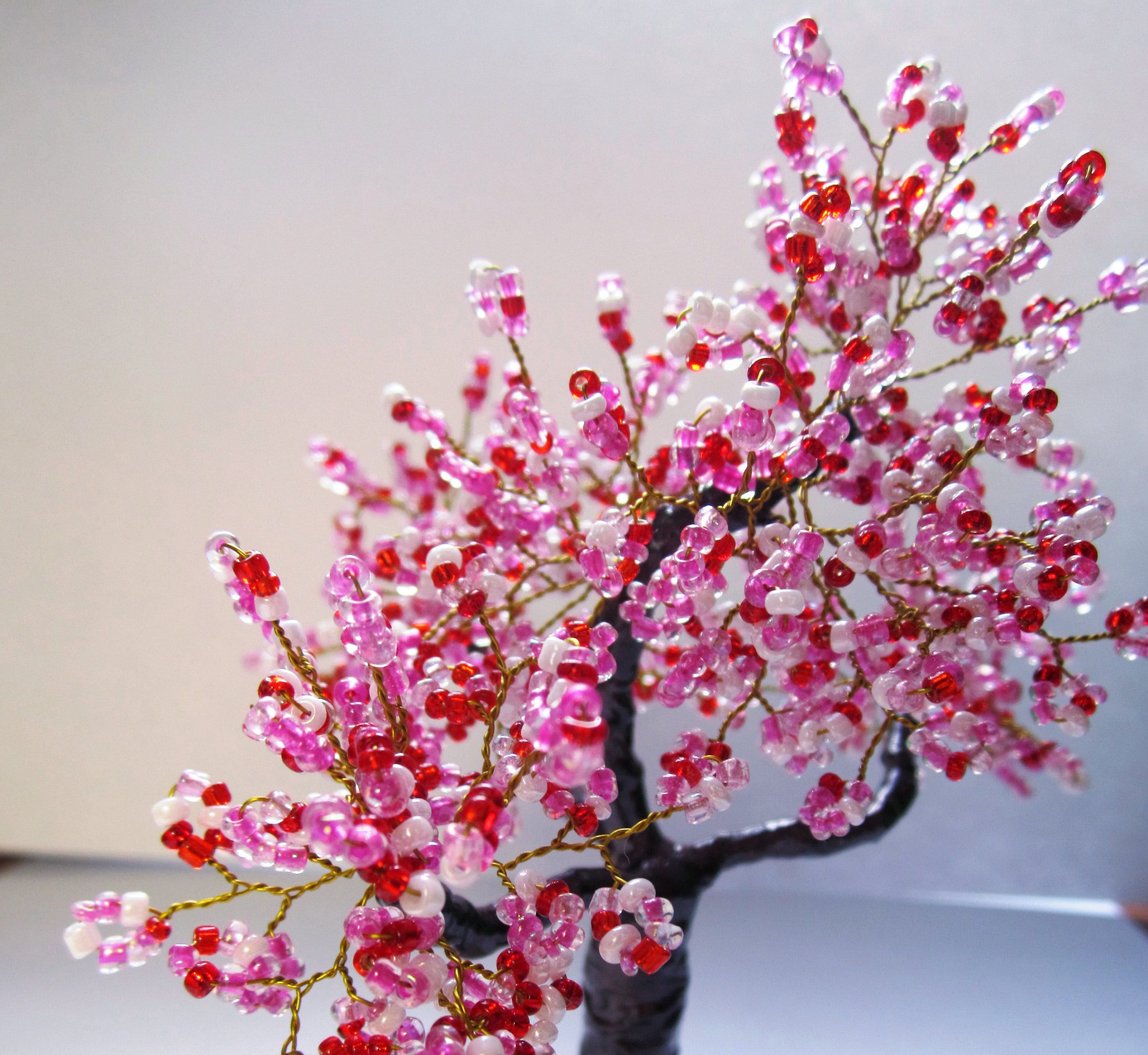 Beaded Bonsai Tree Etsy